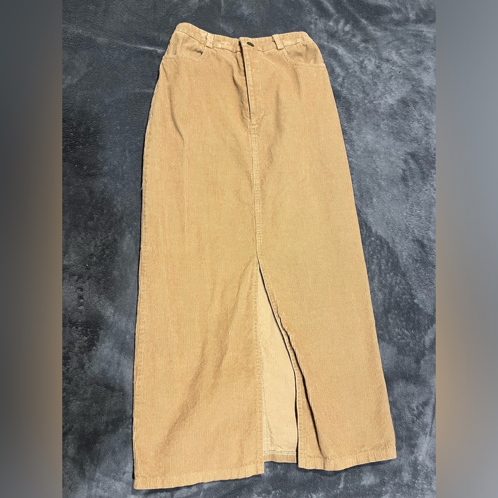 Tan Pencil Skirt